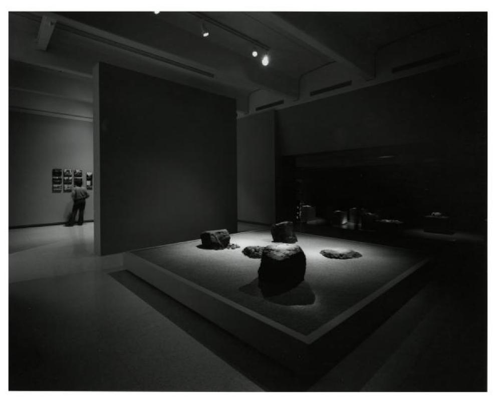 Installation view of "Noguchi's Imaginary Landscapes," Walker Art Center, April 23, 1978 - June 18, 1978.