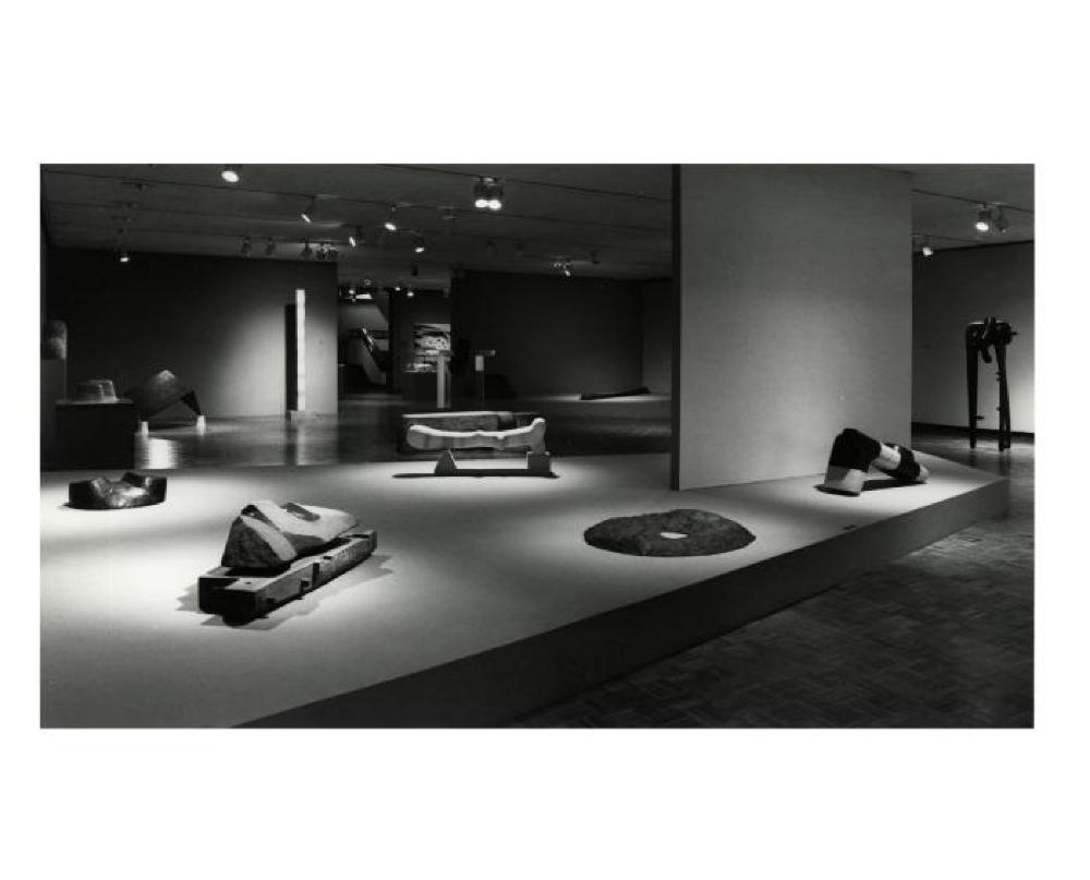 Installation view of "Noguchi's Imaginary Landscapes," Detroit Institute of Fine Arts, April 10 – June 10 1979 (travel from Walker Art Center).