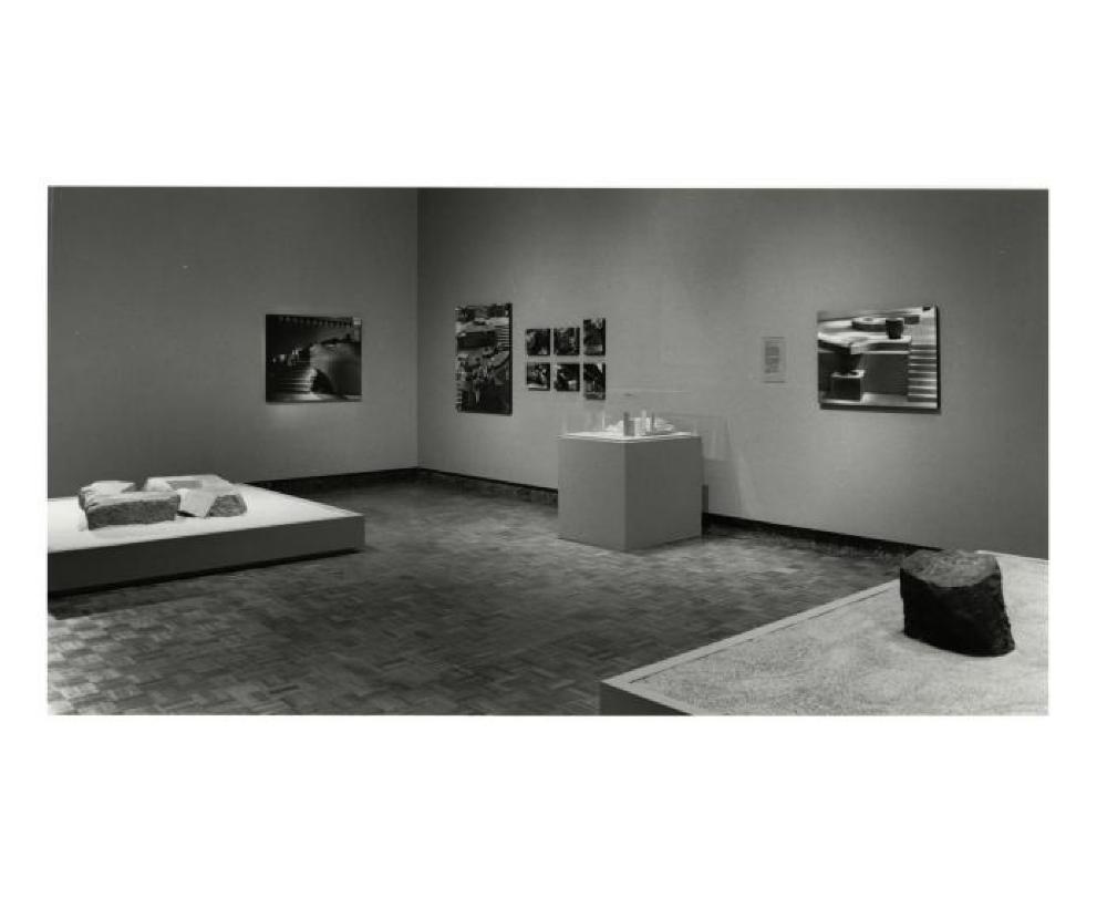 Installation view of "Noguchi's Imaginary Landscapes," Detroit Institute of Fine Arts, April 10 – June 10 1979 (travel from Walker Art Center).