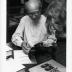 Noguchi signing catalogues at opening reception for Noguchis Imaginary Landscapes, Detroit Institute of Fine Arts, April 10 – June 10 1979 (travel from Walker Art Center).
