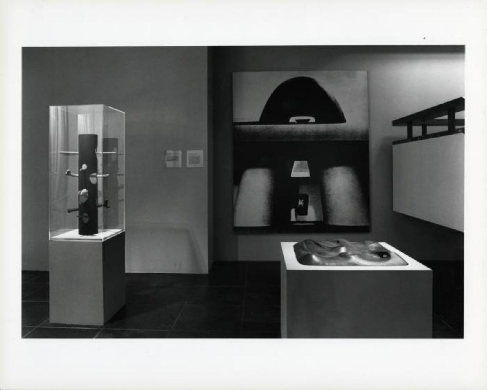 Installation view of "Isamu Noguchi: The Sculpture of Spaces," Whitney Museum of American Art, February 5, 1980 - April 6, 1980.