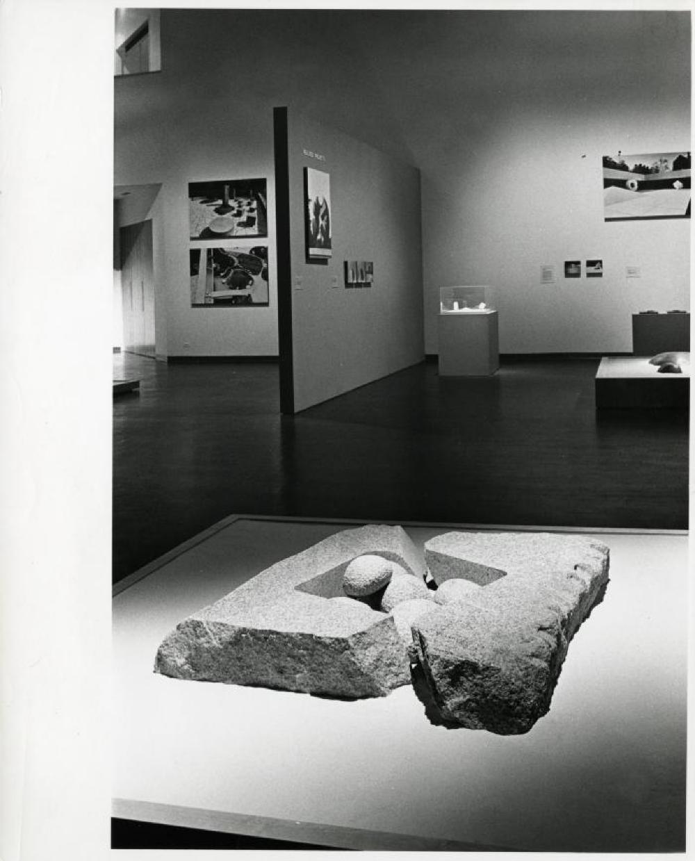 Installation view of "Isamu Noguchi: The Sculpture of Spaces," Whitney Museum of American Art, February 5, 1980 - April 6, 1980.