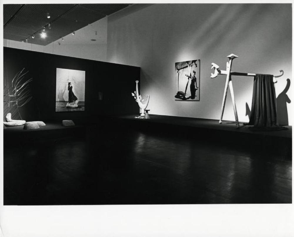 Installation view of "Isamu Noguchi: The Sculpture of Spaces," Whitney Museum of American Art, February 5, 1980 - April 6, 1980.