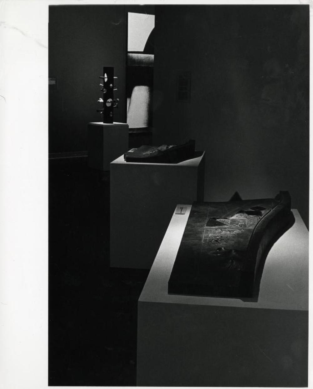 Installation view of "Isamu Noguchi: The Sculpture of Spaces," Whitney Museum of American Art, February 5, 1980 - April 6, 1980.