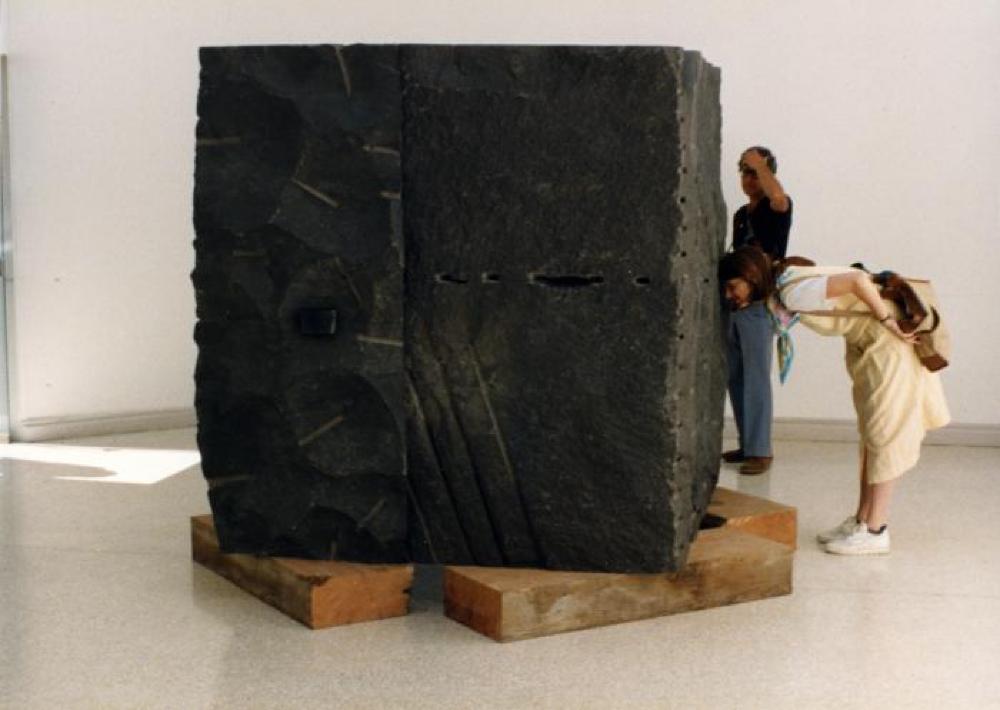 Installation view of "Isamu Noguchi:  What is Sculpture?," 1986 Venice Biennale, June 29, 1986 - September 28, 1986.