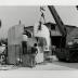 Installation process for Isamu Noguchi:  What is Sculpture?, 1986 Venice Biennale, June 29, 1986 - September 28, 1986.