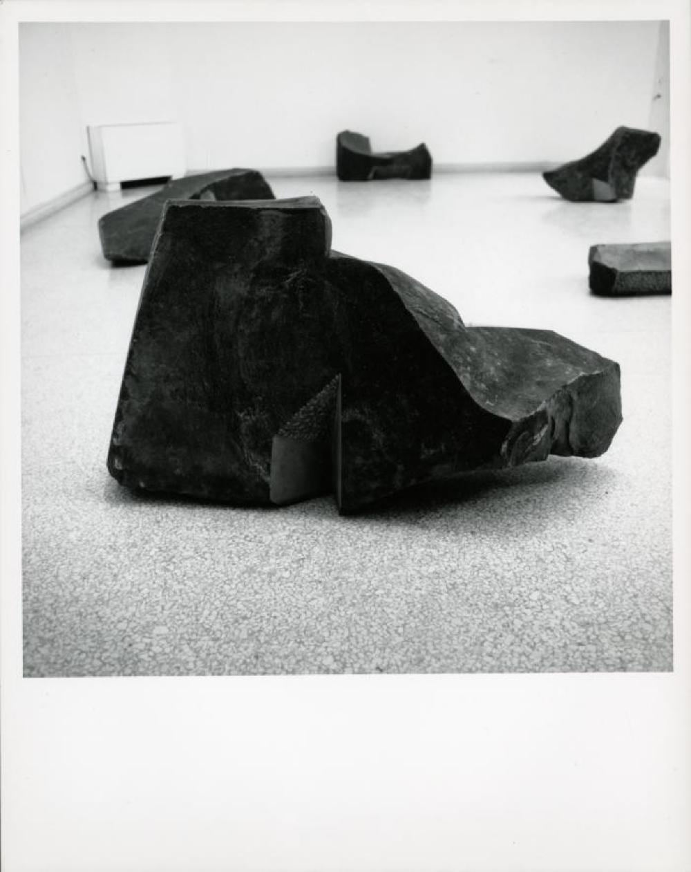 Installation view of "Isamu Noguchi:  What is Sculpture?," 1986 Venice Biennale, June 29, 1986 - September 28, 1986.