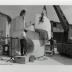 Installation process of Isamu Noguchi:  What is Sculpture?, 1986 Venice Biennale, June 29, 1986 - September 28, 1986.