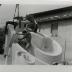 Installation process for Isamu Noguchi:  What is Sculpture?, 1986 Venice Biennale, June 29, 1986 - September 28, 1986.
