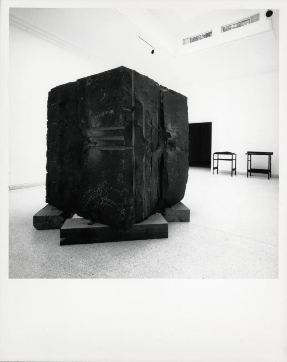 Installation view of "Isamu Noguchi:  What is Sculpture?," 1986 Venice Biennale, June 29, 1986 - September 28, 1986.