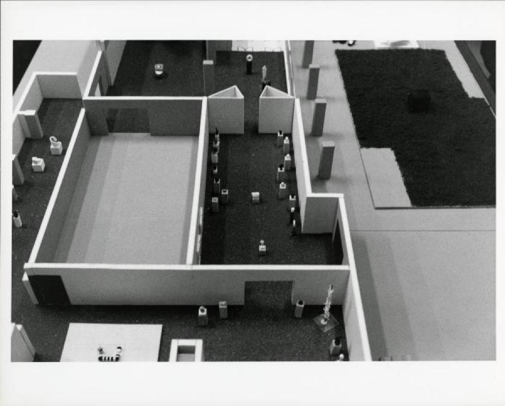 Model for "Isamu Noguchi Retrospective 1992 Japan," National Museum of Modern Art, Tokyo, March 13, 1992 - May 10, 1992; May 25, 1992 - -July 5, 1992.