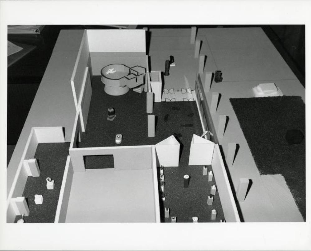 Model for "Isamu Noguchi Retrospective 1992 Japan," National Museum of Modern Art, Tokyo, March 13, 1992 - May 10, 1992; May 25, 1992 - -July 5, 1992.