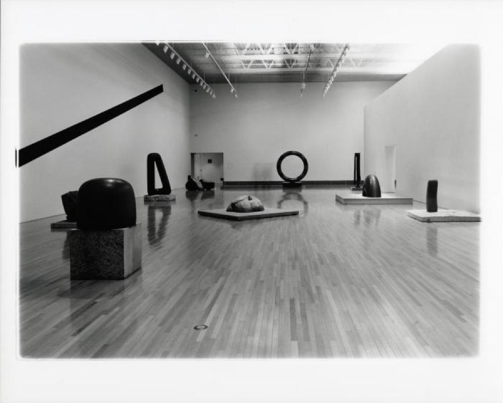 Installation view of "Dear Heartfelt Friend, Isamu Noguchi," Marugame G. Inokuma Museum of Contemporary Art, November 23, 1992 - March 14,1993.