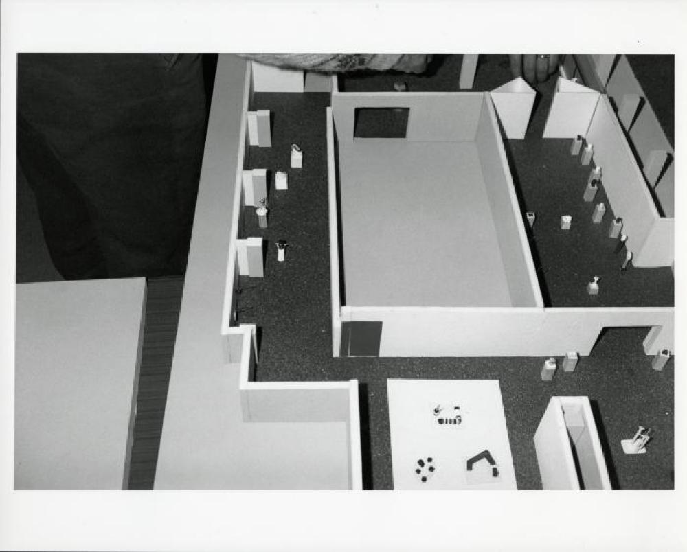 Model for "Isamu Noguchi Retrospective 1992 Japan," National Museum of Modern Art, Tokyo, March 13, 1992 - May 10, 1992; May 25, 1992 - -July 5, 1992.
