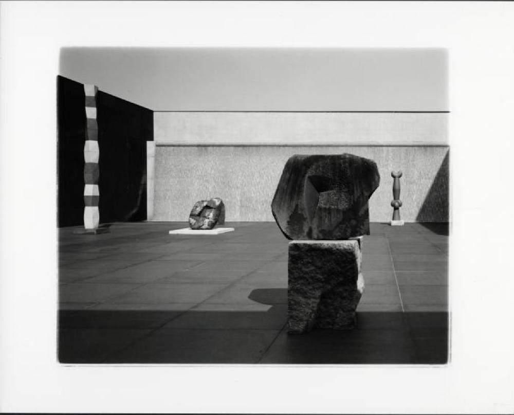 Installation view of "Dear Heartfelt Friend, Isamu Noguchi," Marugame G. Inokuma Museum of Contemporary Art, November 23, 1992 - March 14,1993.