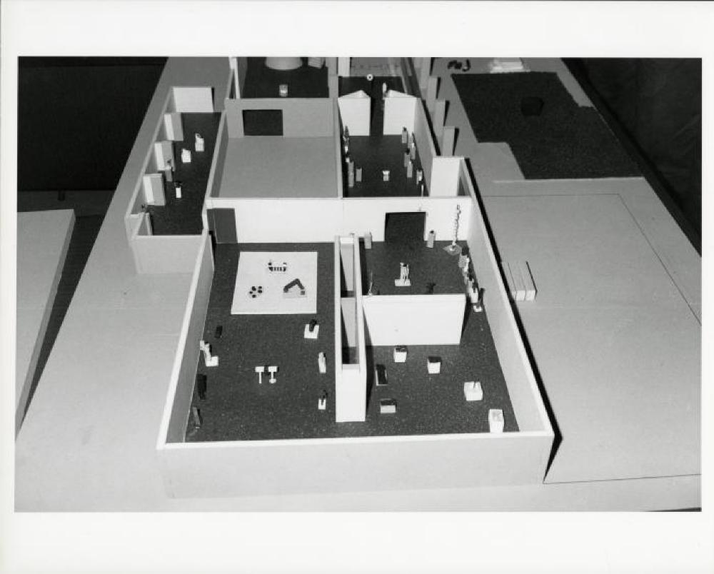 Model for "Isamu Noguchi Retrospective 1992 Japan," National Museum of Modern Art, Tokyo, March 13, 1992 - May 10, 1992; May 25, 1992 - -July 5, 1992.