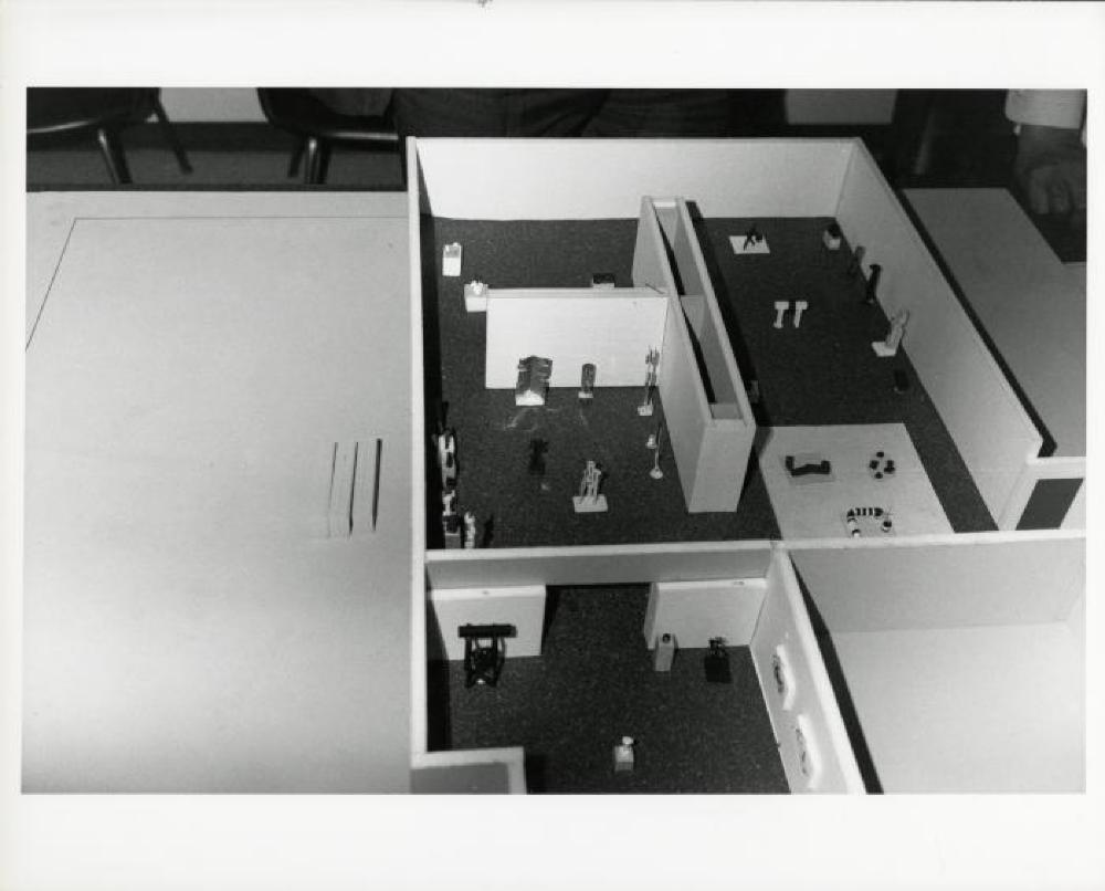 Model for "Isamu Noguchi Retrospective 1992 Japan," National Museum of Modern Art, Tokyo, March 13, 1992 - May 10, 1992; May 25, 1992 - -July 5, 1992.
