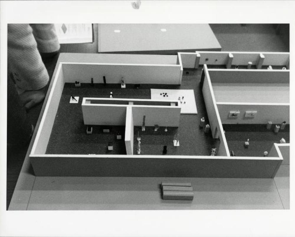 Model for "Isamu Noguchi Retrospective 1992 Japan," National Museum of Modern Art, Tokyo, March 13, 1992 - May 10, 1992; May 25, 1992 - -July 5, 1992.