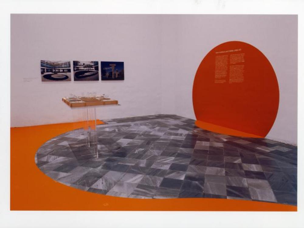 Installation view of "Isamu Noguchi: A Study in Space," Italdesign, Giugiaro Museum, May 8, 2001 - January 2002.