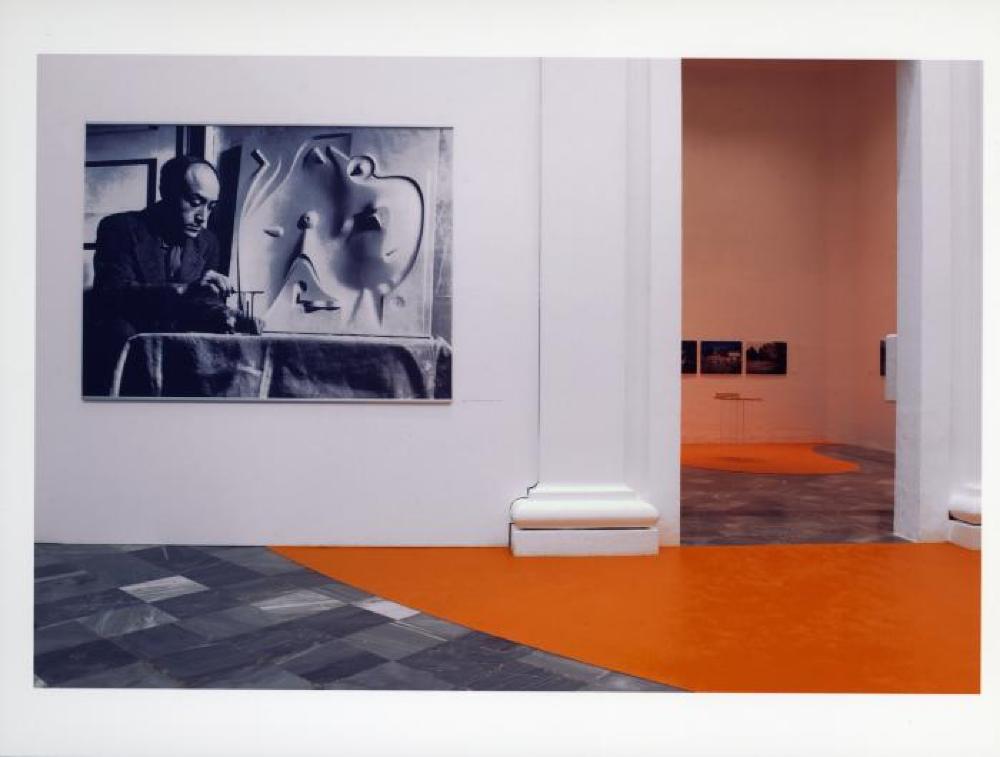 Installation view of "Isamu Noguchi: A Study in Space," Italdesign, Giugiaro Museum, May 8, 2001 - January 2002.