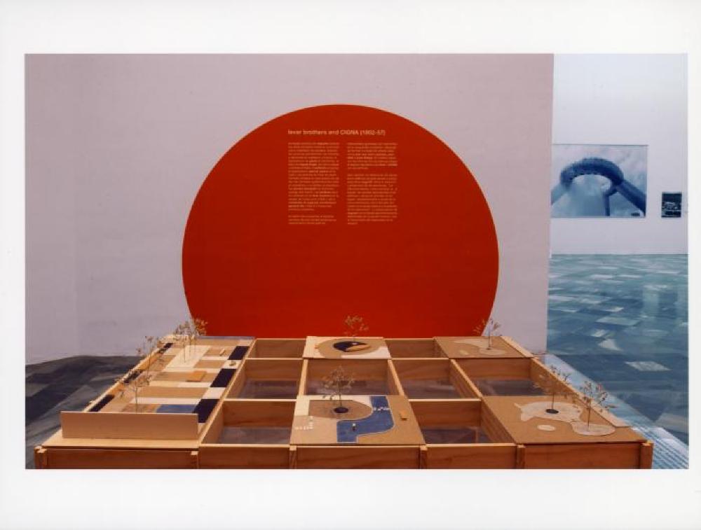 Installation view of "Isamu Noguchi: A Study in Space," Italdesign, Giugiaro Museum, May 8, 2001 - January 2002.