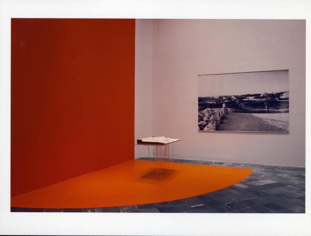 Installation view of "Isamu Noguchi: A Study in Space," Italdesign, Giugiaro Museum, May 8, 2001 - January 2002.