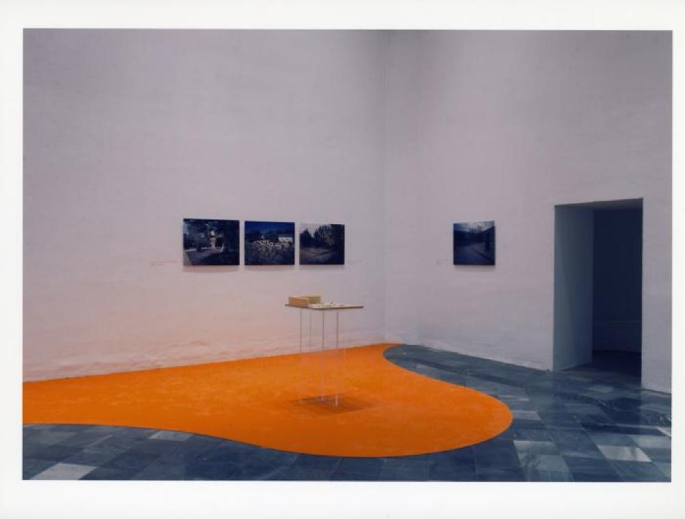 Installation view of "Isamu Noguchi: A Study in Space," Italdesign, Giugiaro Museum, May 8, 2001 - January 2002.