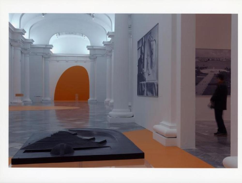 Installation view of "Isamu Noguchi: A Study in Space," Italdesign, Giugiaro Museum, May 8, 2001 - January 2002.