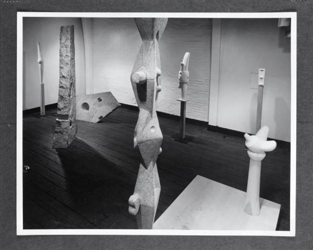 Installation view of "Isamu Noguchi," Stable Gallery