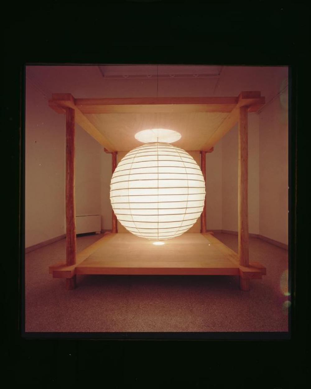 Installation view of "Isamu Noguchi: What is Sculpture" 1986 Venice Biennale