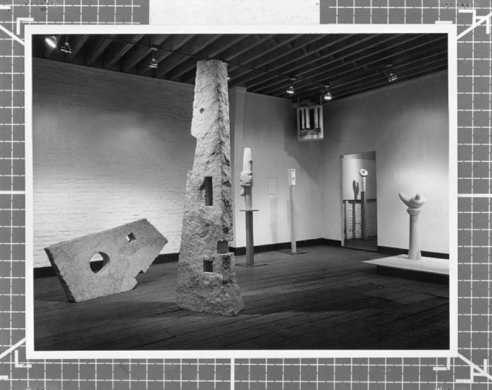 Installation view of "Isamu Noguchi," Stable Gallery