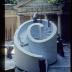 Installation process for Isamu Noguchi: What is Sculpture, 1986 Venice Biennale