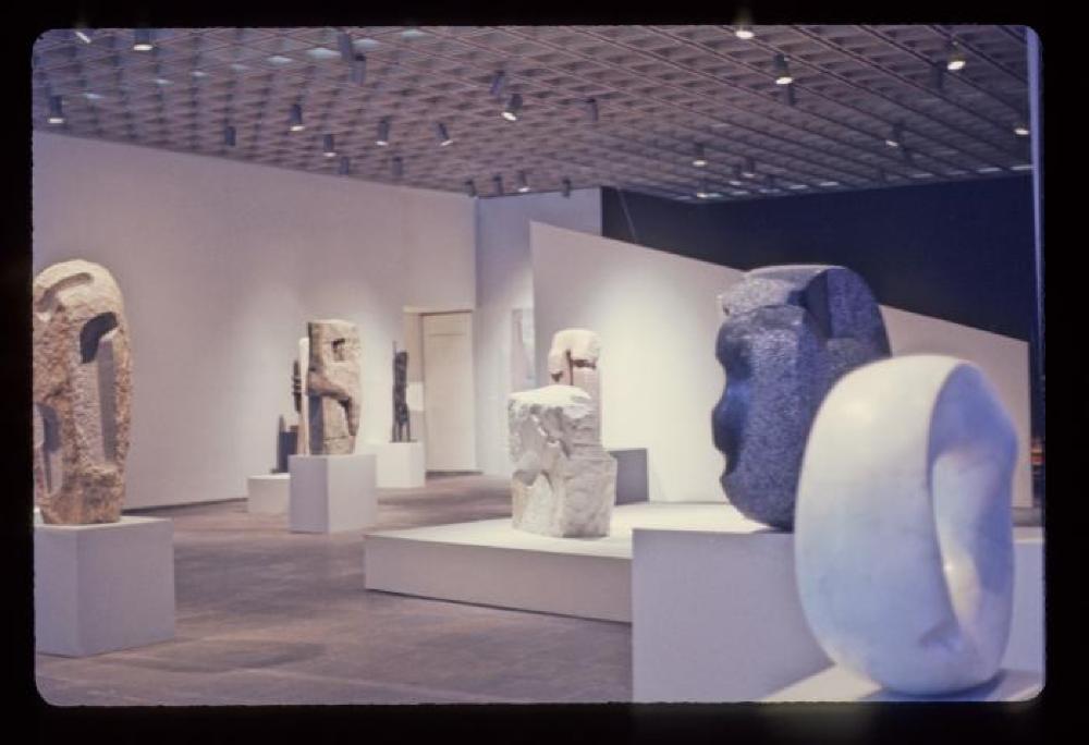 Installation view of "Isamu Noguchi," at the Whitney Museum of American Art, April 17 – June 16, 1968