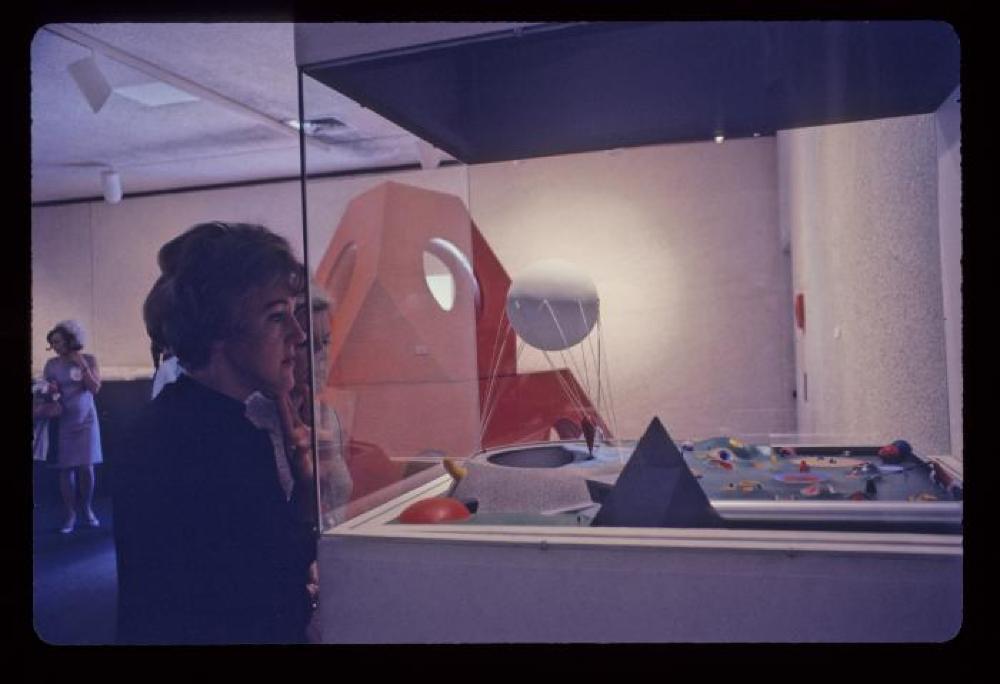 Installation view of "Isamu Noguchi," at the Whitney Museum of American Art, April 17 – June 16, 1968