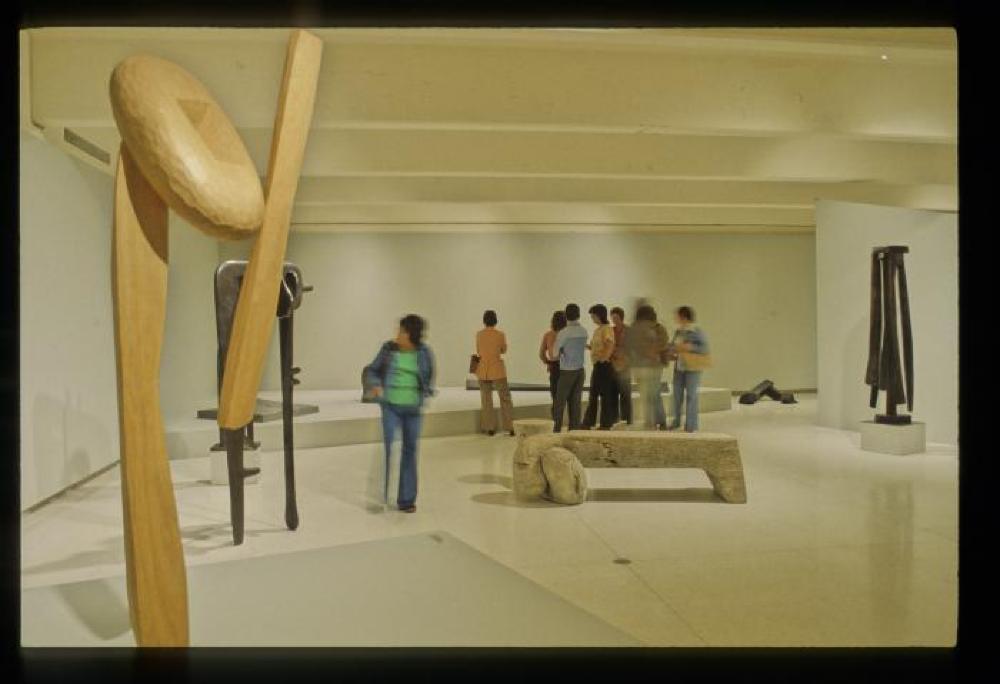 Installation view of "Noguchi's Imaginary Landscapes," Walker Art Center, Minneapolis