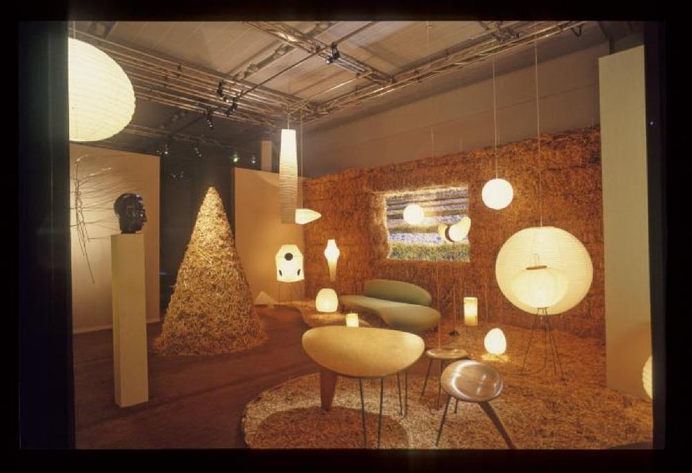 Installation view of "Isamu Noguchi Sculptural Design," Vitra Design Museum