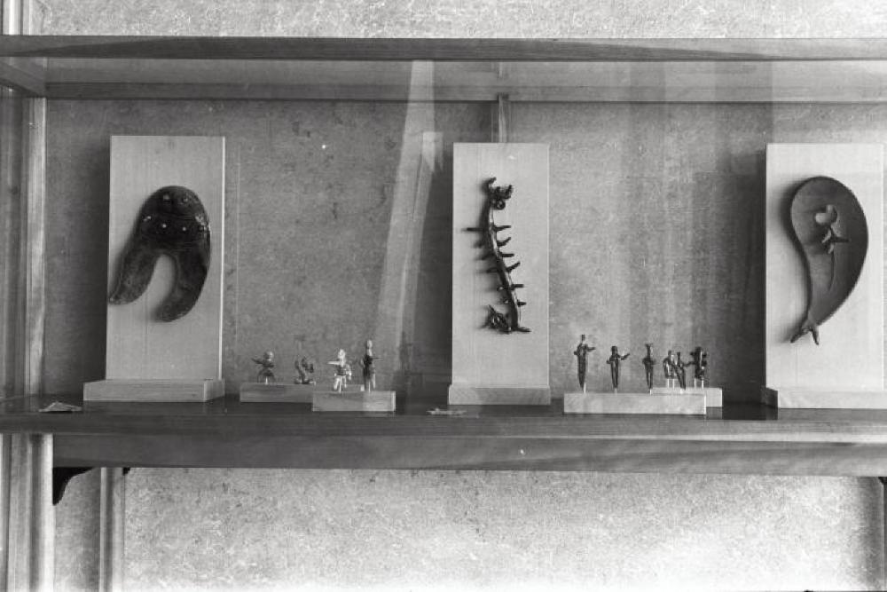 Installation view of "Isamu Noguchi Exhibition," Museum of Modern Art, Kamakura 