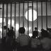 Installation view of visitors to Isamu Noguchi Exhibition, Chuo Koron Gallery 