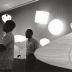 Installation view of Isamu Noguchi Exhibition, Chuo Koron Gallery 