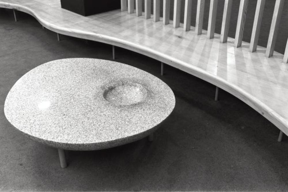 "Isamu Noguchi Exhibition" without Akari installation, Chuo Koron Gallery 