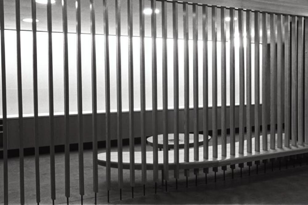 "Isamu Noguchi Exhibition" without Akari installation, Chuo Koron Gallery 