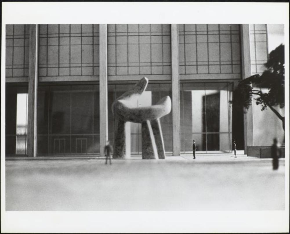 Model for Chase Manhattan Plaza, 1961-64
