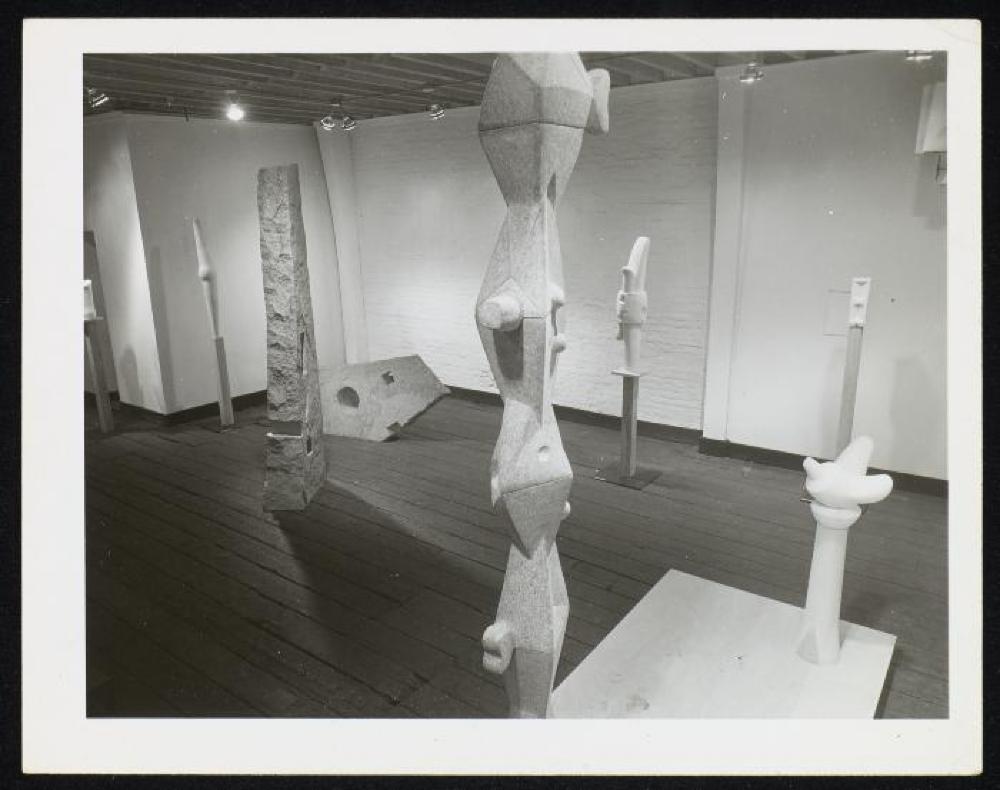 Installation view of "Isamu Noguchi," Stable Gallery