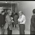 Isamu Noguchi at opening for Isamu Noguchi, Minami Gallery 