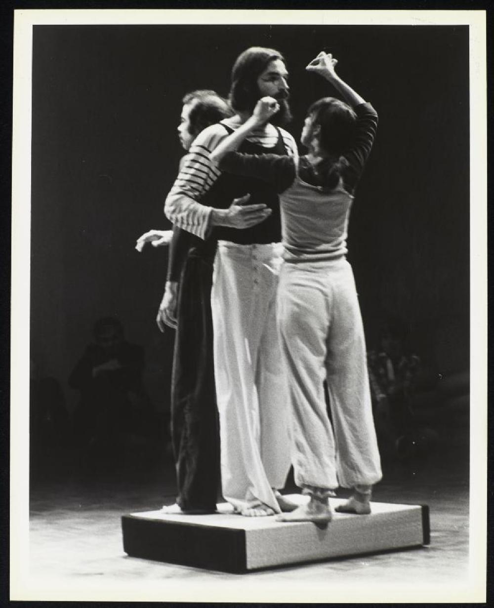 Performance photo from "Noguchi's Imaginary Landscapes," Detroit Institute of Fine Arts 