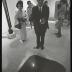 Isamu Noguchi at opening for Isamu Noguchi, Minami Gallery 