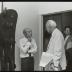 Isamu Noguchi at opening for Isamu Noguchi, Minami Gallery