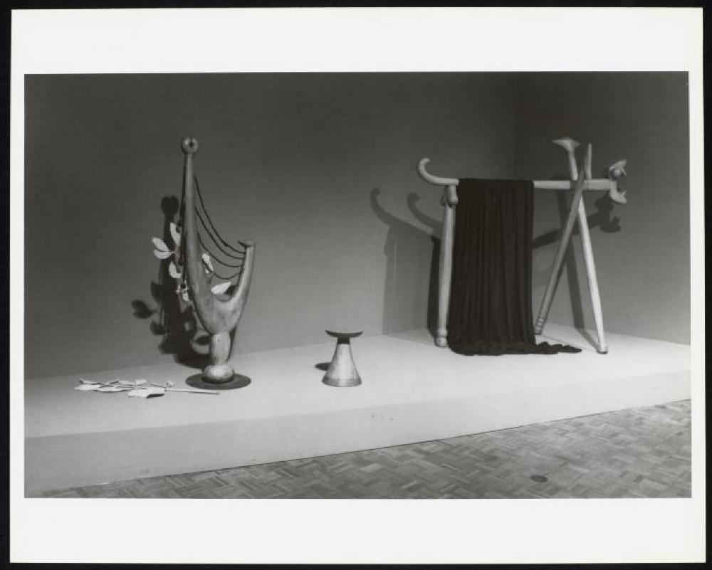 Detroit Institute of Fine Arts installation of "Noguchi's Imaginary Landscapes," 1979 (travel from Walker Art Center)