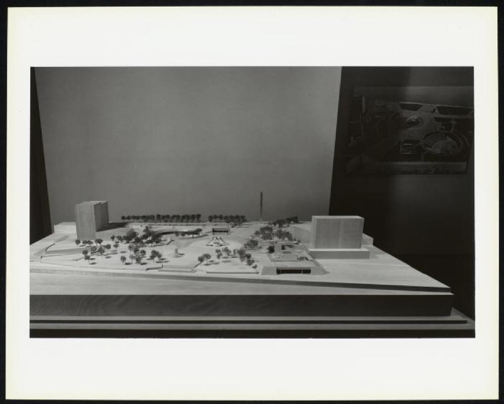 Detroit Institute of Fine Arts installation of "Noguchi's Imaginary Landscapes," 1979 (travel from Walker Art Center)