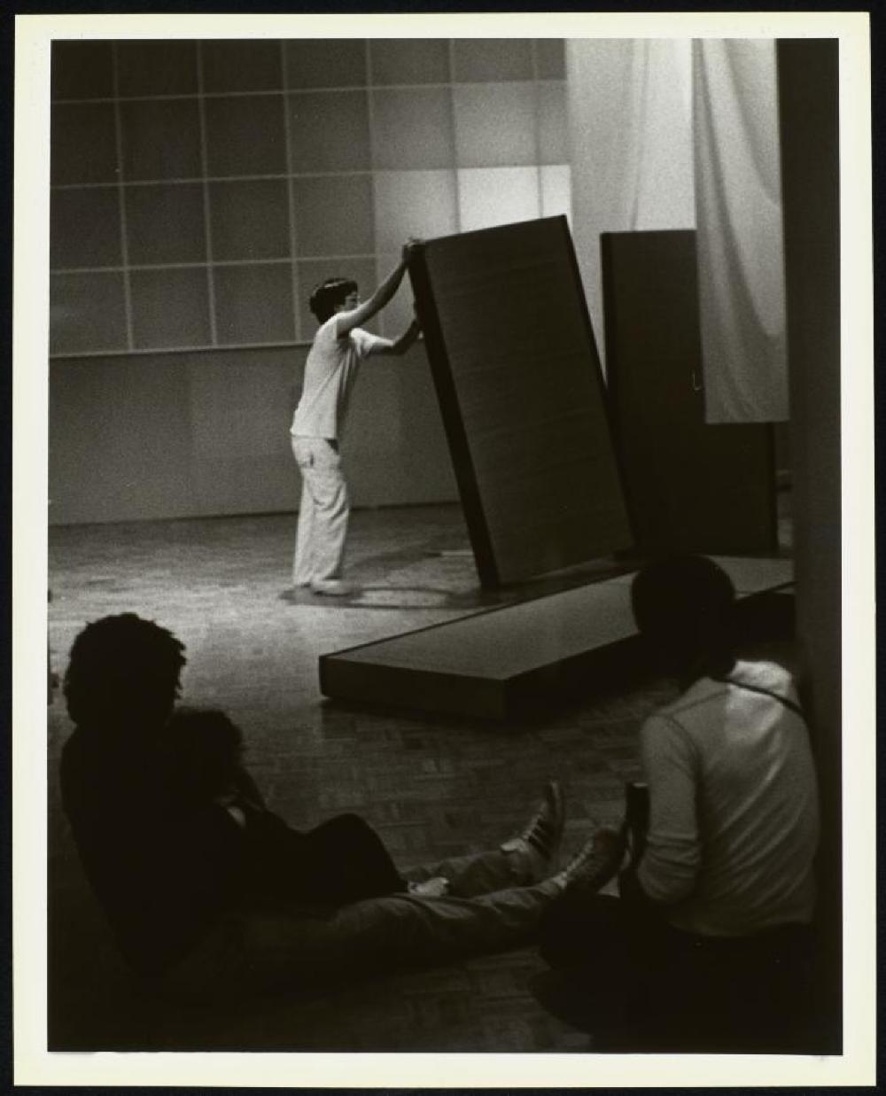 Performance photo from "Noguchi's Imaginary Landscapes," Detroit Institute of Fine Arts 